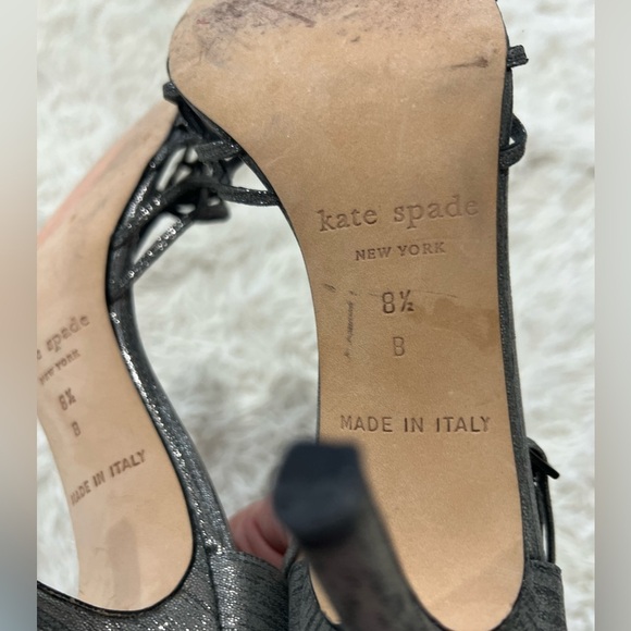 Kate Spade Shimmer Strappy Sandal - size 8.5 - Picture 3 of 10